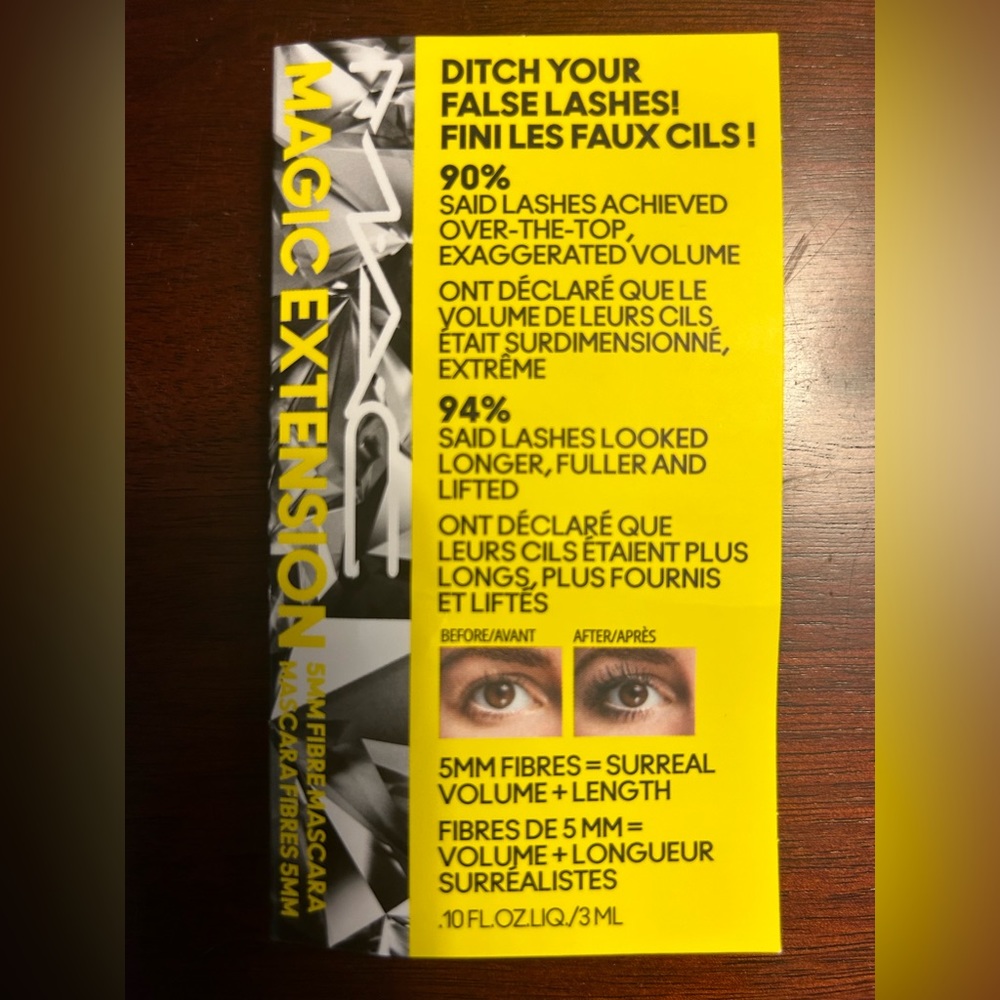 NEW MAC Mascara Cosmetics Magic Extension 5mm Fibre